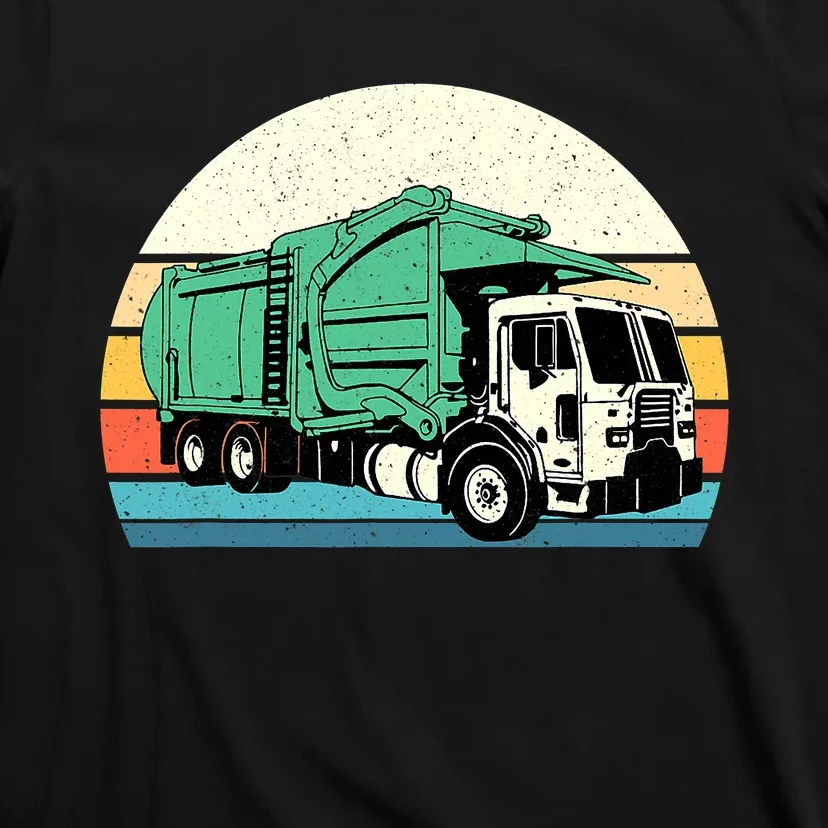 Retro Garbage Truck - Dump Trash Collector Recycling Lover T-Shirt