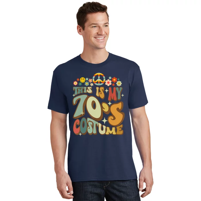 Retro Groovy This Is My 70's Costume Funny 70s Party Vintage T-Shirt