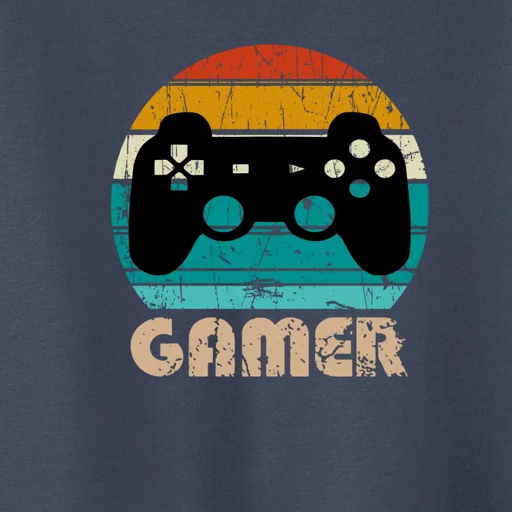 Retro Gamer Video Games Player Gaming Boys Teens Men Toddler T-Shirt