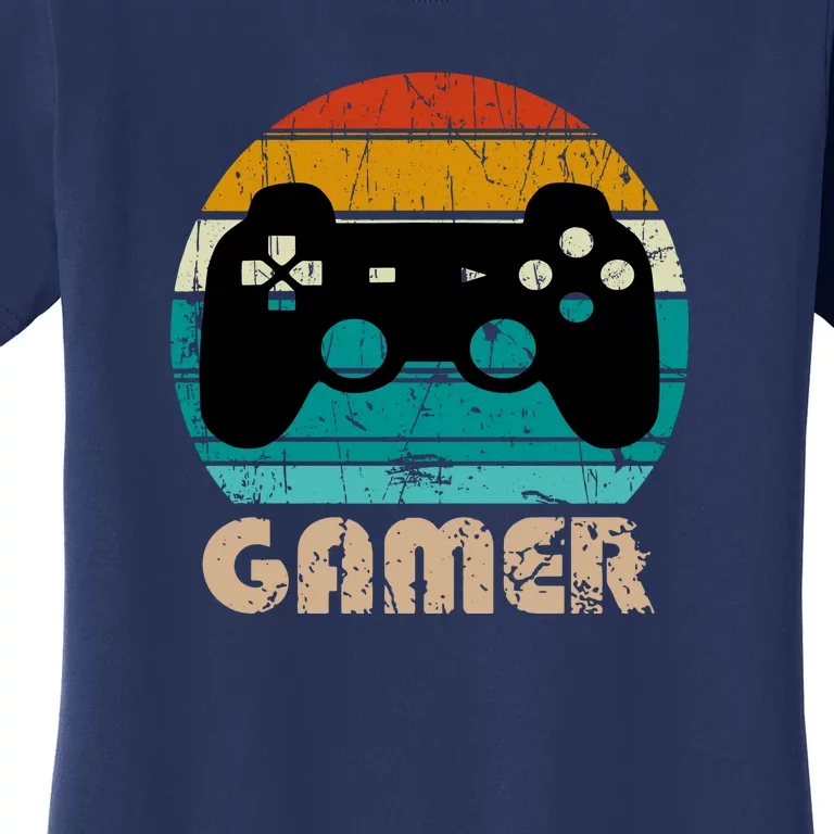 Retro Gamer Video Games Player Gaming Boys Teens Men Women's T-Shirt