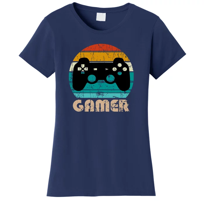 Retro Gamer Video Games Player Gaming Boys Teens Men Women's T-Shirt