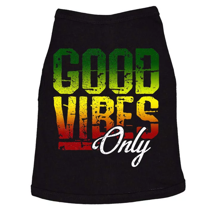 Reggae Good Vibes Only Jamaica One Love Rasta Doggie Tank