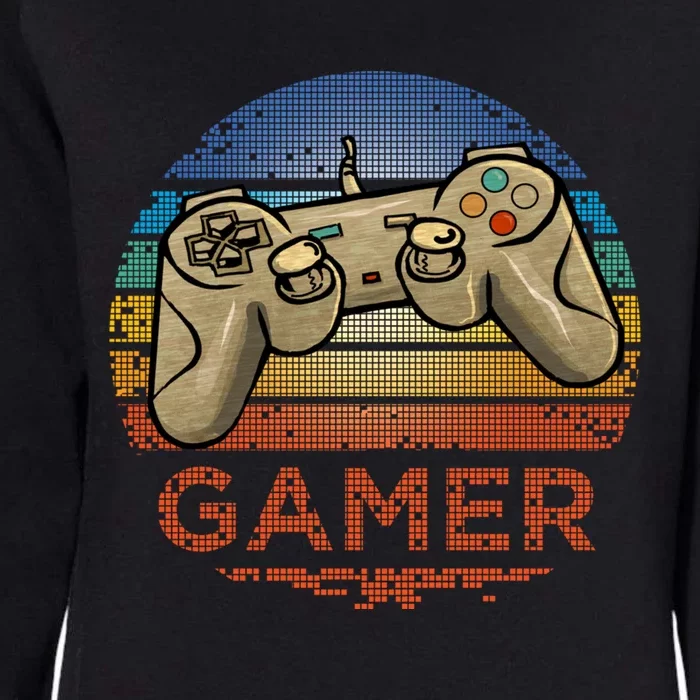 Retro Gamer Video Game Player N Gift Womens California Wash Sweatshirt