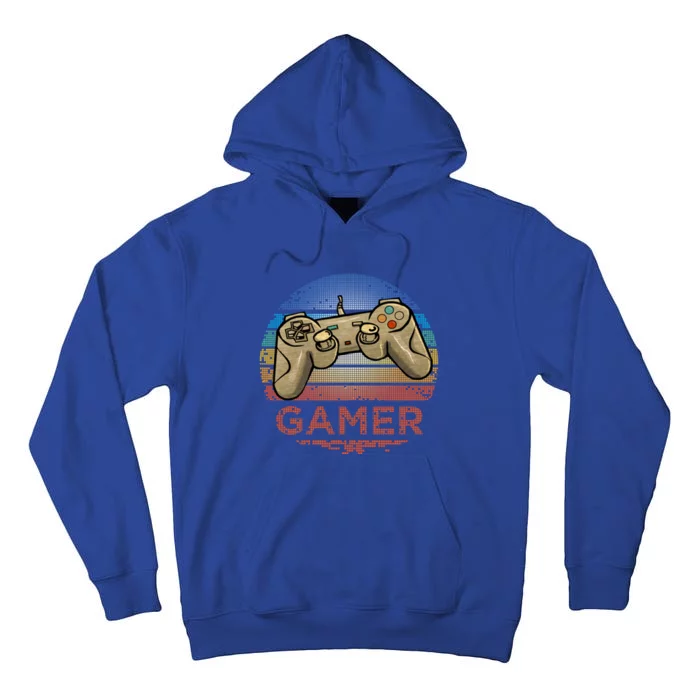 Retro Gamer Video Game Player N Gift Tall Hoodie