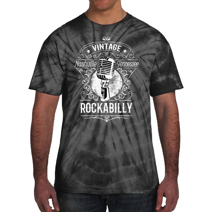 Rockabilly Greaser Vintage Nashville Retro Tennessee Tie-Dye T-Shirt