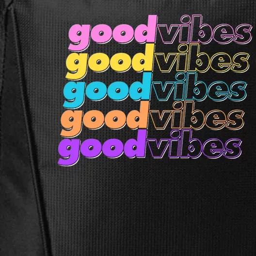 Retro Good Vibes City Backpack