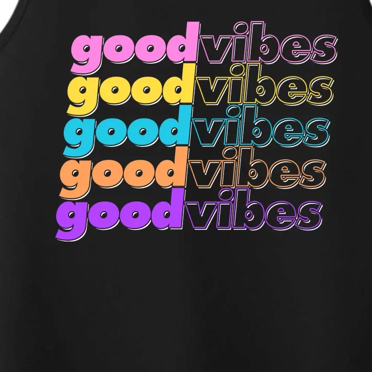 Retro Good Vibes Performance Tank