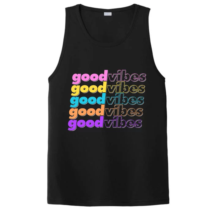 Retro Good Vibes Performance Tank