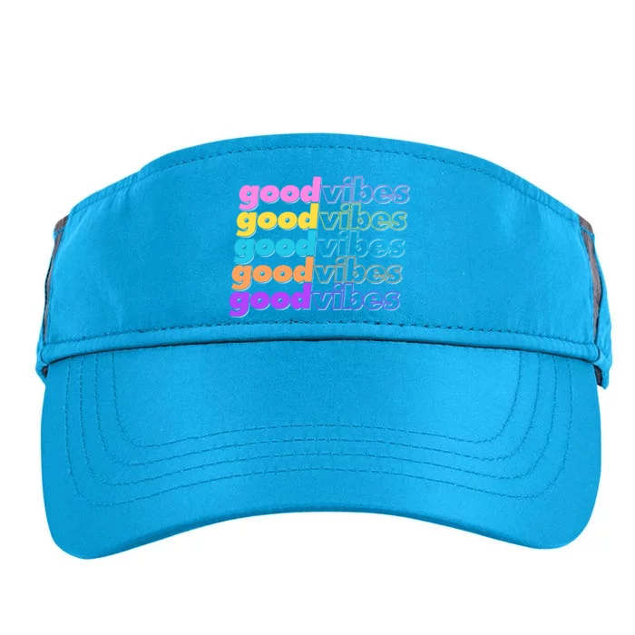 Retro Good Vibes Adult Drive Performance Visor