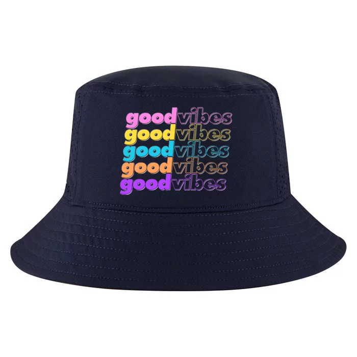 Retro Good Vibes Cool Comfort Performance Bucket Hat