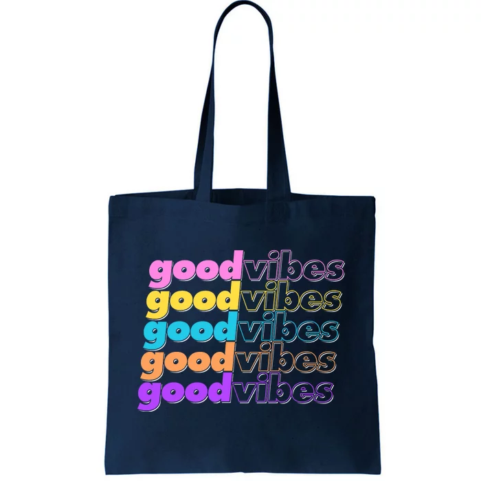 Retro Good Vibes Tote Bag