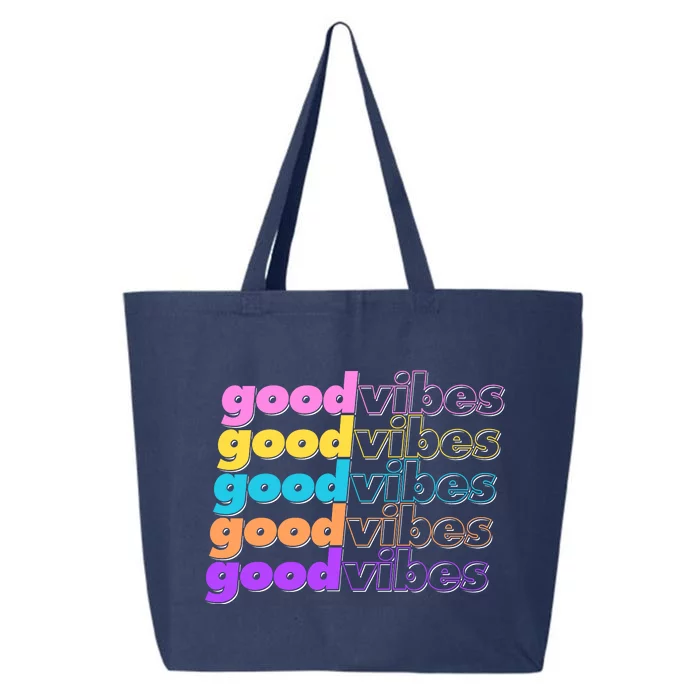 Retro Good Vibes 25L Jumbo Tote