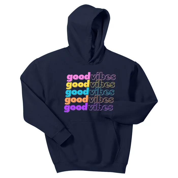 Retro Good Vibes Kids Hoodie