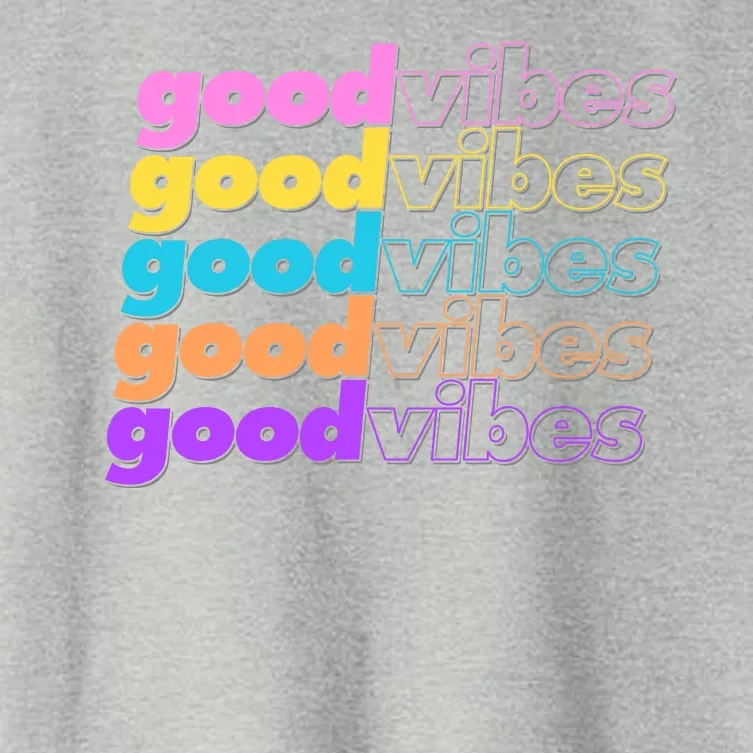 Retro Good Vibes Women's Crop Top Tee