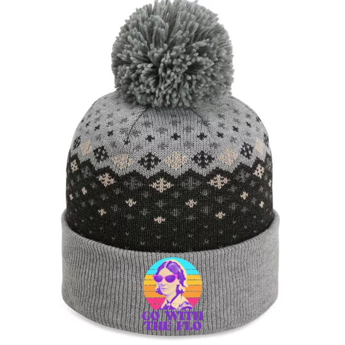 Retro Go With The Flow Nurse Practitioner Florence Nightingale The Baniff Cuffed Pom Beanie