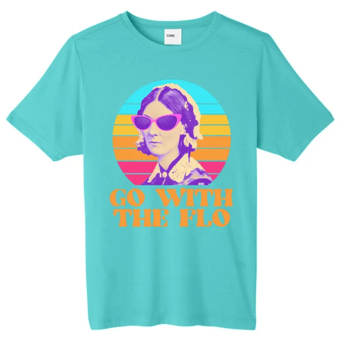 Retro Go With The Flow Nurse Practitioner Florence Nightingale ChromaSoft Performance T-Shirt