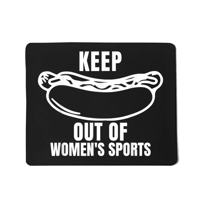 Riley Gaines Wearing Keep Hotdogs Out Of Sports 3 Mousepad