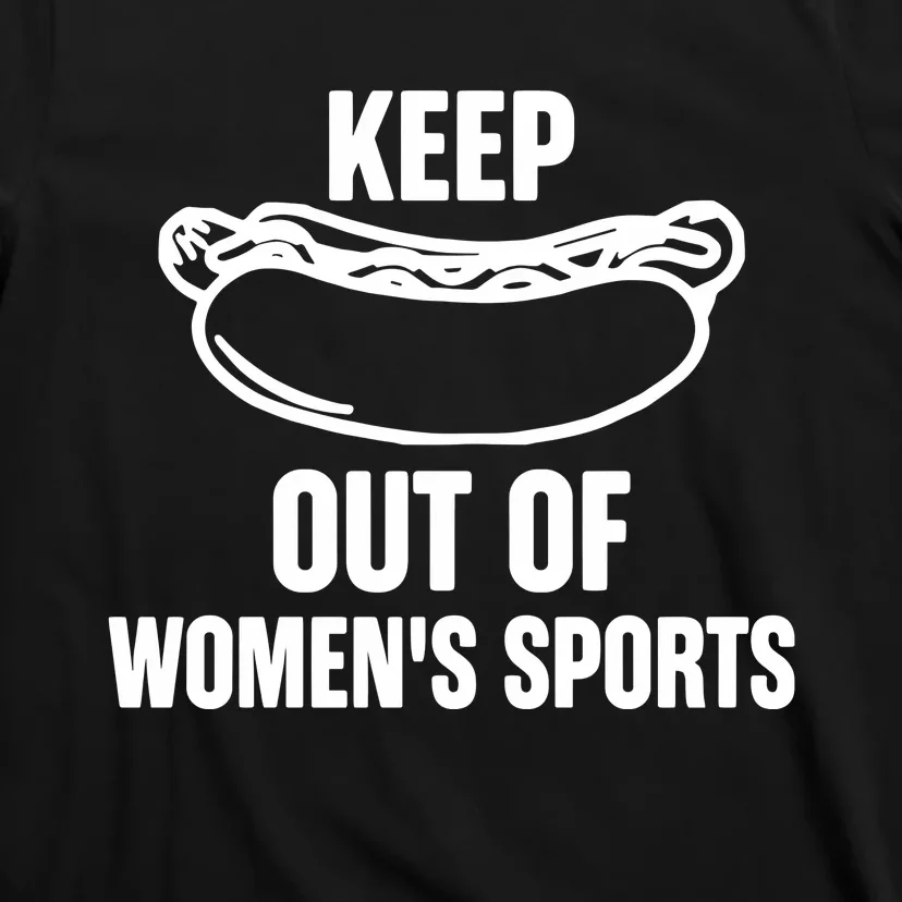 Riley Gaines Wearing Keep Hotdogs Out Of Sports T-Shirt