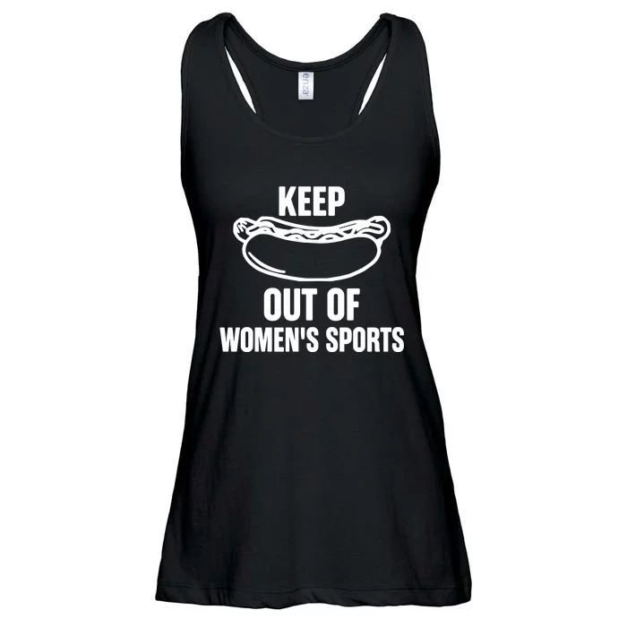 Riley Gaines Wearing Keep Hotdogs Out Of Sports Ladies Essential Flowy Tank