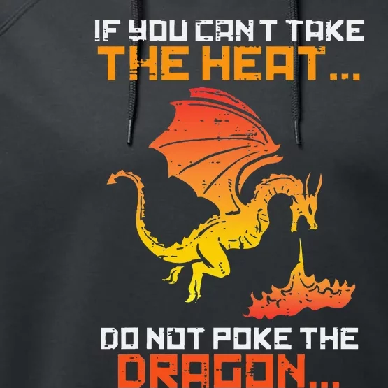 Rpg Gamer You Cant Take The Heat Performance Fleece Hoodie