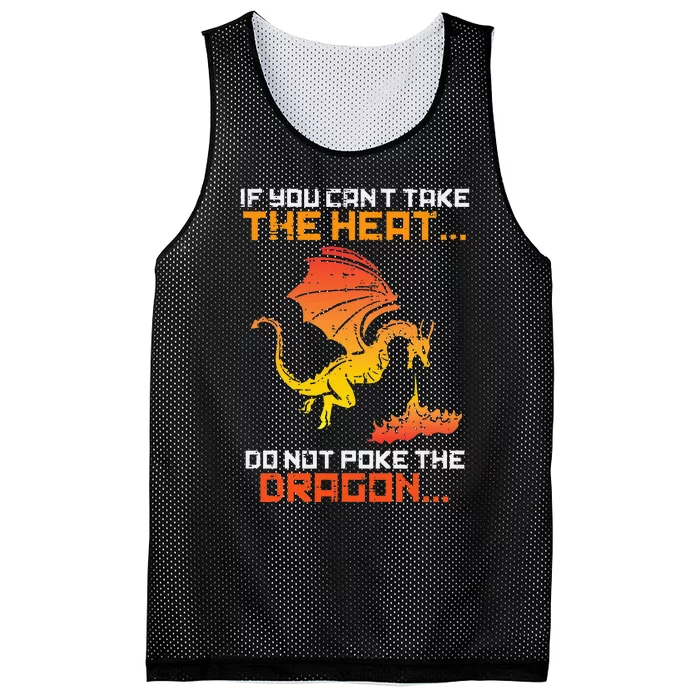 Rpg Gamer You Cant Take The Heat Funny Mesh Reversible Basketball Jersey Tank