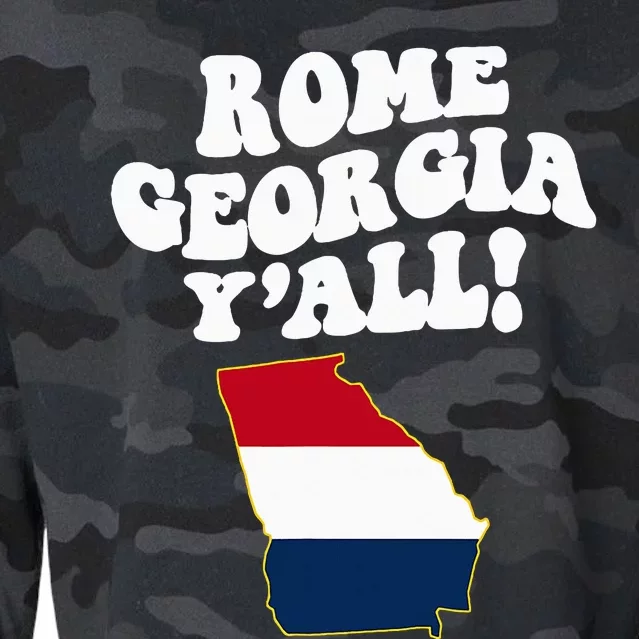 Rome Georgia YAll Ga Southern Vacation Cropped Pullover Crew