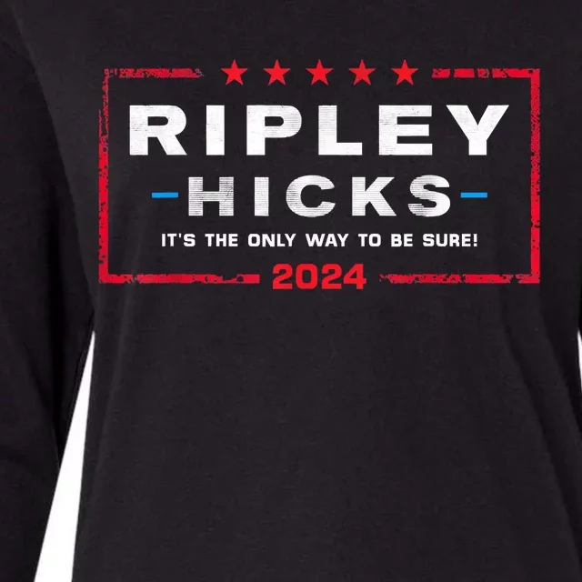 Ripley Hicks 2024 It's The Only Way To Be Sure Womens Cotton Relaxed Long Sleeve T-Shirt