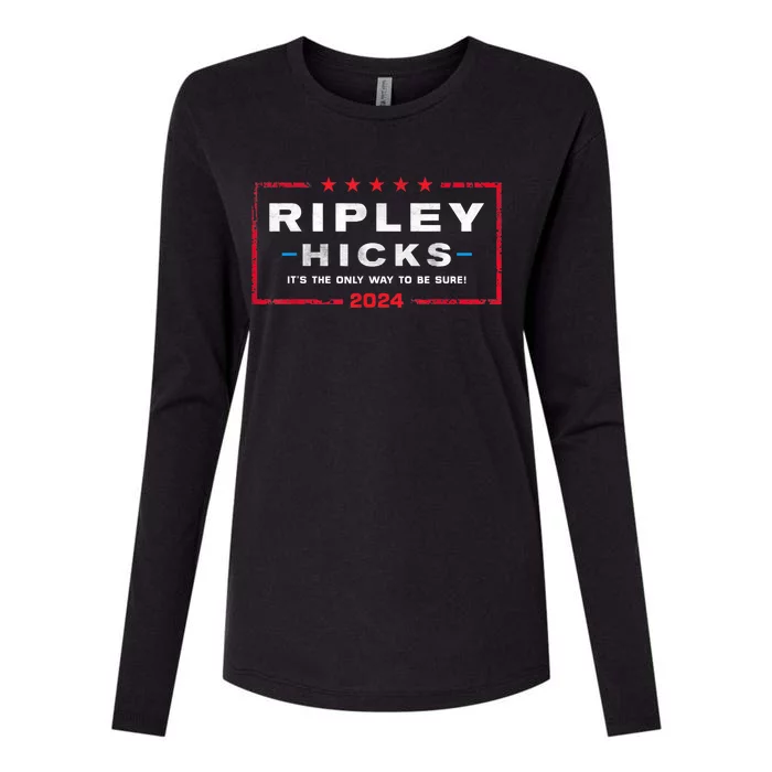 Ripley Hicks 2024 It's The Only Way To Be Sure Womens Cotton Relaxed Long Sleeve T-Shirt