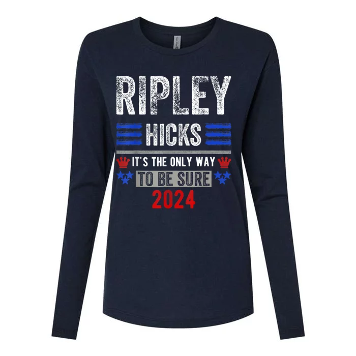 Ripley Hicks 2024 It's The Only Way To Be Sure Womens Cotton Relaxed Long Sleeve T-Shirt