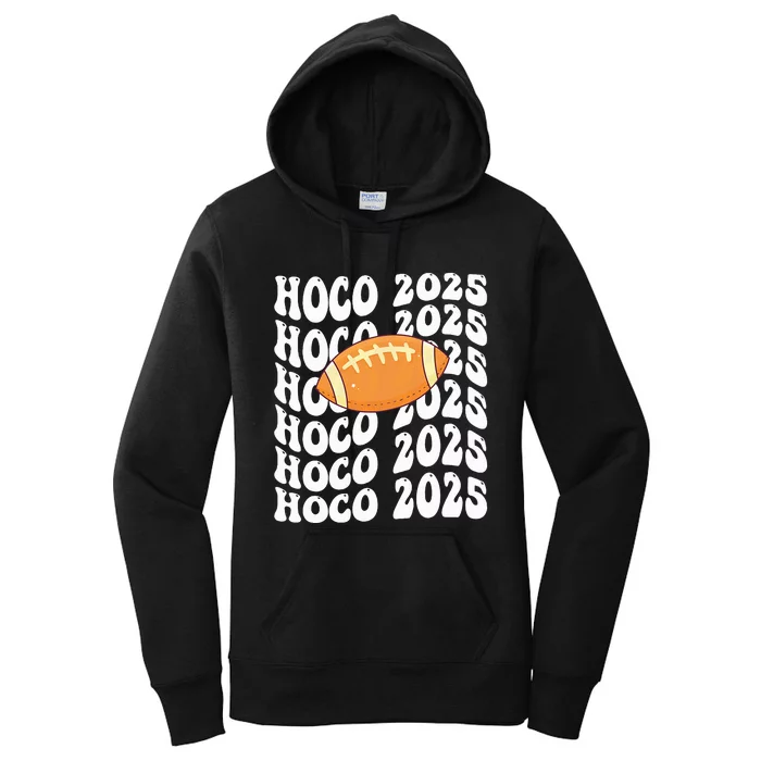 Retro Hoco 2025 Homecoming School Reunion Women's Pullover Hoodie