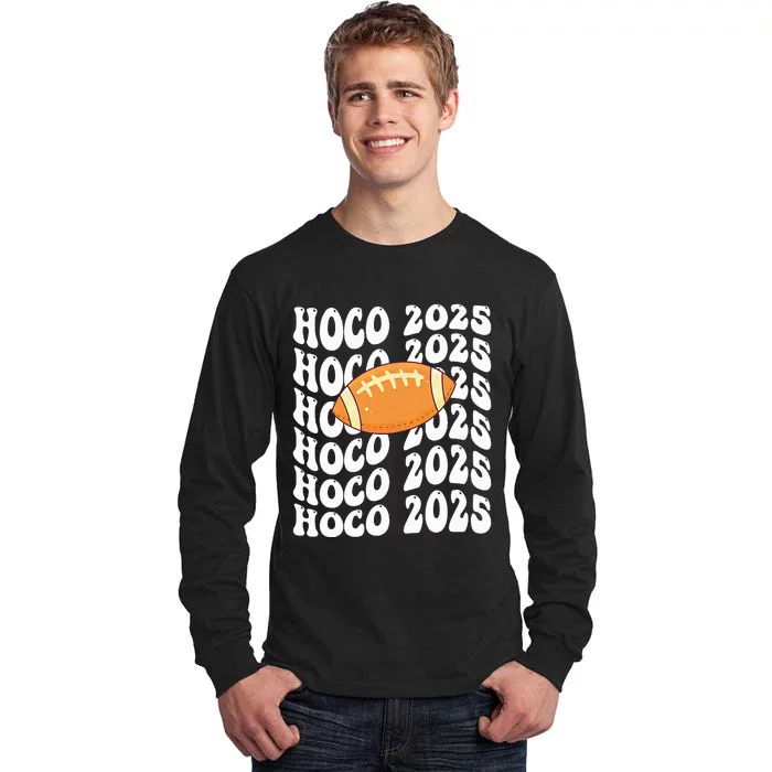 Retro Hoco 2025 Homecoming School Reunion Tall Long Sleeve T-Shirt