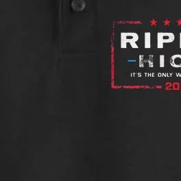 Ripley Hicks 2024 t's The Only Way to Be Sure Dry Zone Grid Performance Polo