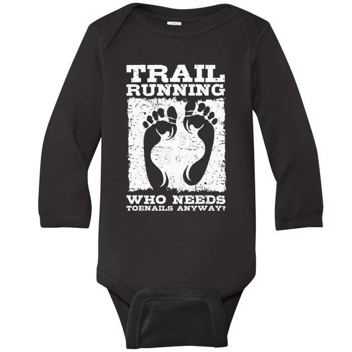 Running Heartbeat 5k Marathon Female Athlete Runner Baby Long Sleeve Bodysuit