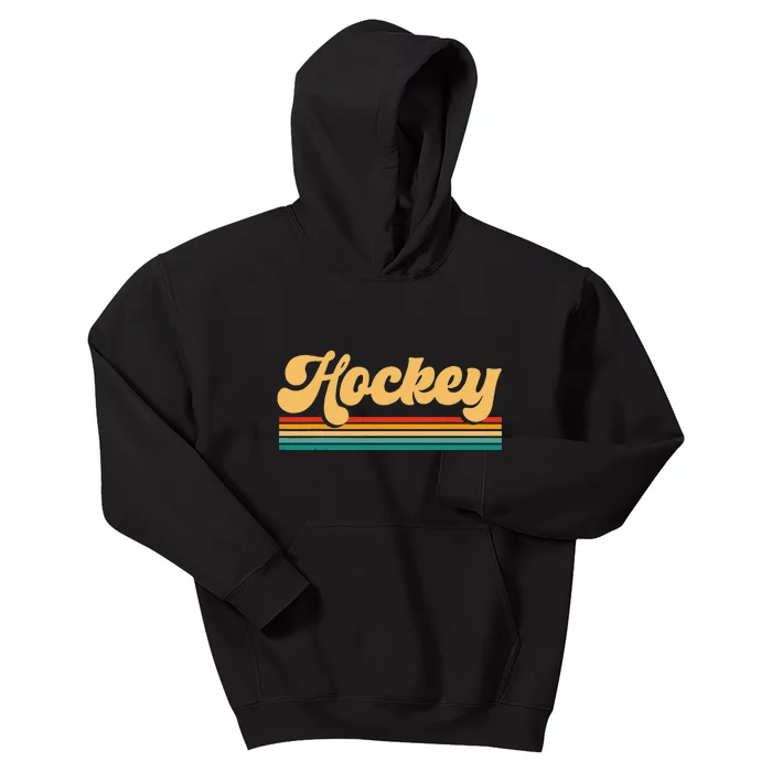 Retro Hockey Apparel Hockey Kids Hoodie