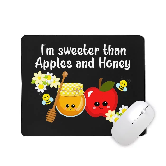 Rosh Hashanah Apples and Honey Shana Tova Jewish New Year Mousepad