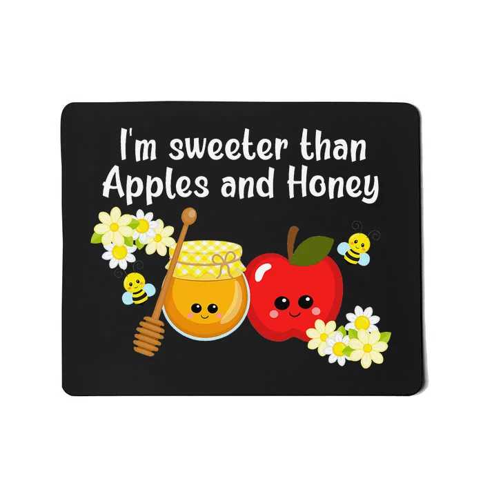 Rosh Hashanah Apples and Honey Shana Tova Jewish New Year Mousepad