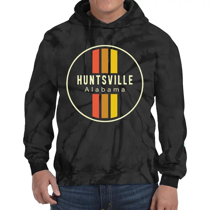 Retro Huntsville Alabama Tie Dye Hoodie