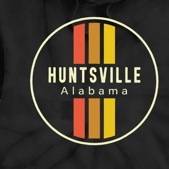 Retro Huntsville Alabama Tie Dye Hoodie