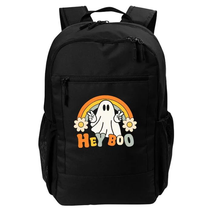 rainbow hey boo cute ghost  halloween customer Daily Commute Backpack