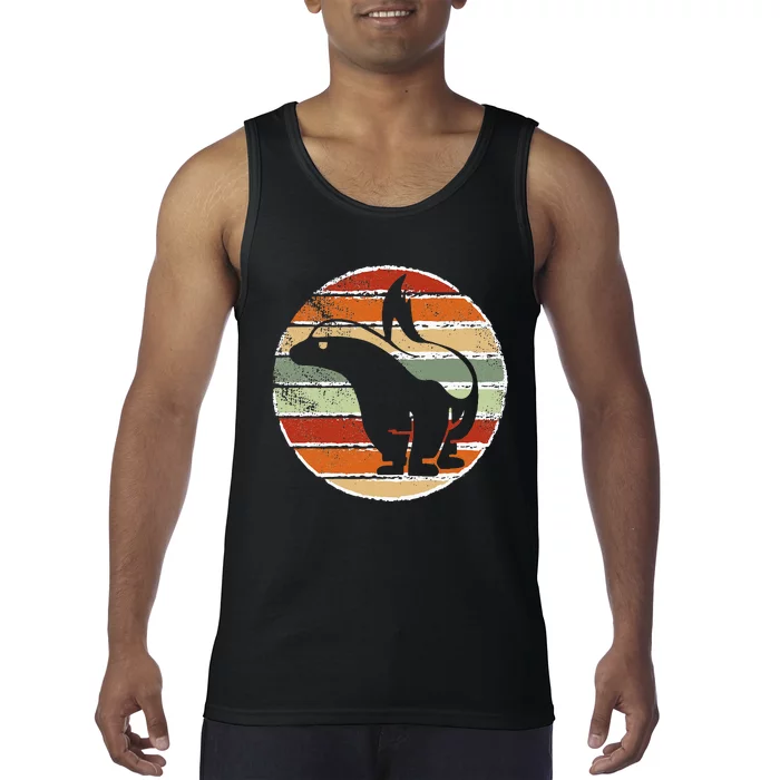 Retro Honey Badger Animal Ratel Vintage Honey Badger Tank Top