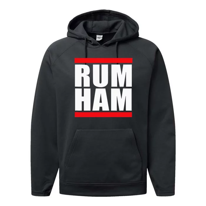 Rum Ham Blue Small Us Performance Fleece Hoodie