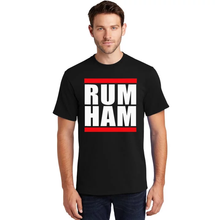 Rum Ham Blue Small Us Tall T-Shirt