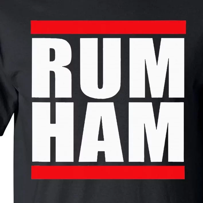 Rum Ham Blue Small Us Tall T-Shirt