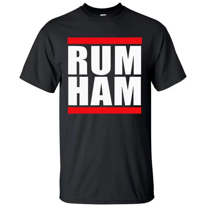 Rum Ham Blue Small Us Tall T-Shirt