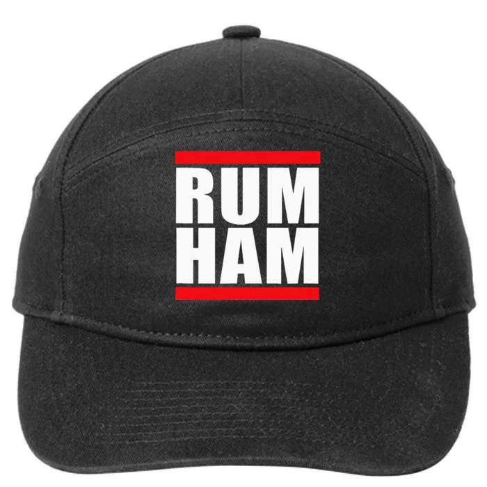 Rum Ham Blue Small Us 7-Panel Snapback Hat