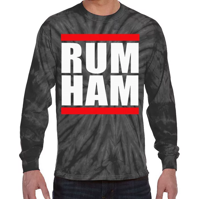 Rum Ham Blue Small Us Tie-Dye Long Sleeve Shirt