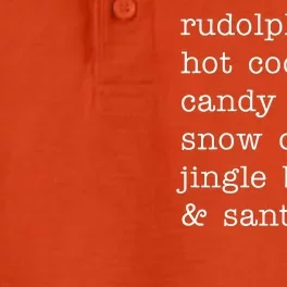 Rudolph Hot Coca Christmas Holiday Festive Dry Zone Grid Performance Polo