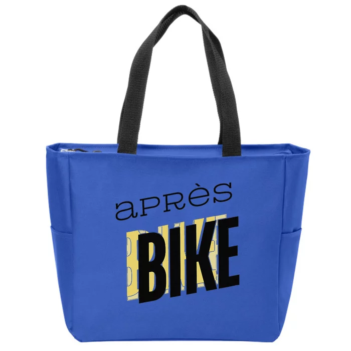 Ride Hard Chill Harder AprèS Bike Effects Zip Tote Bag