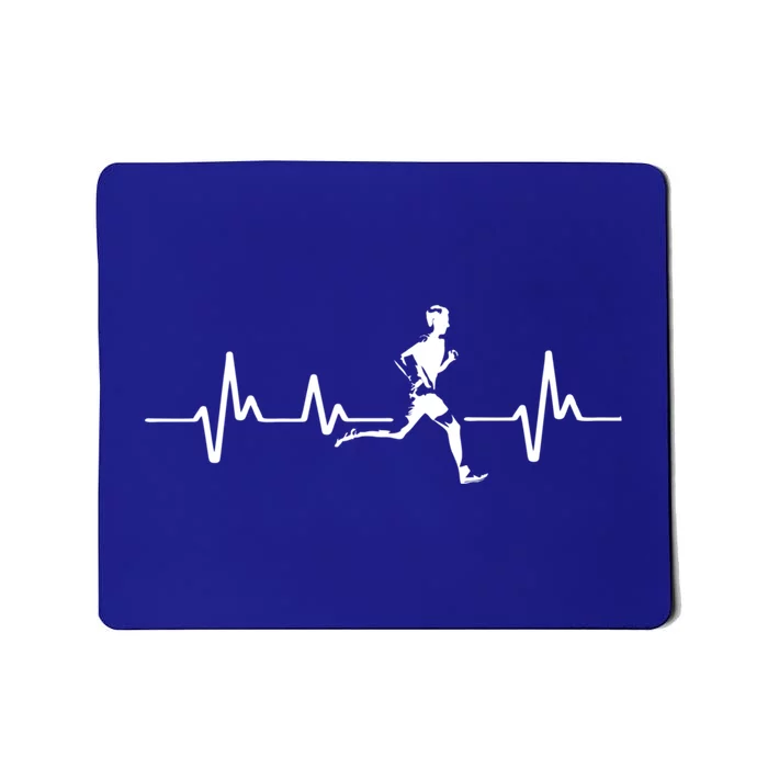 Running Heartbeat Cross Country Running Gift Gift Mousepad