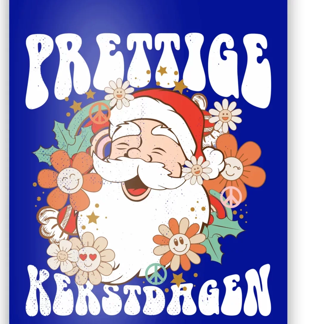 Retro Holland Christmas Dutch Santa Xmas Prettige Kerstdagen Gift Poster